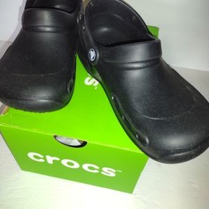 Crocs Women's 6 Men's 4 Bristol Clogs Black Nurse/ Work in Very Good Condition